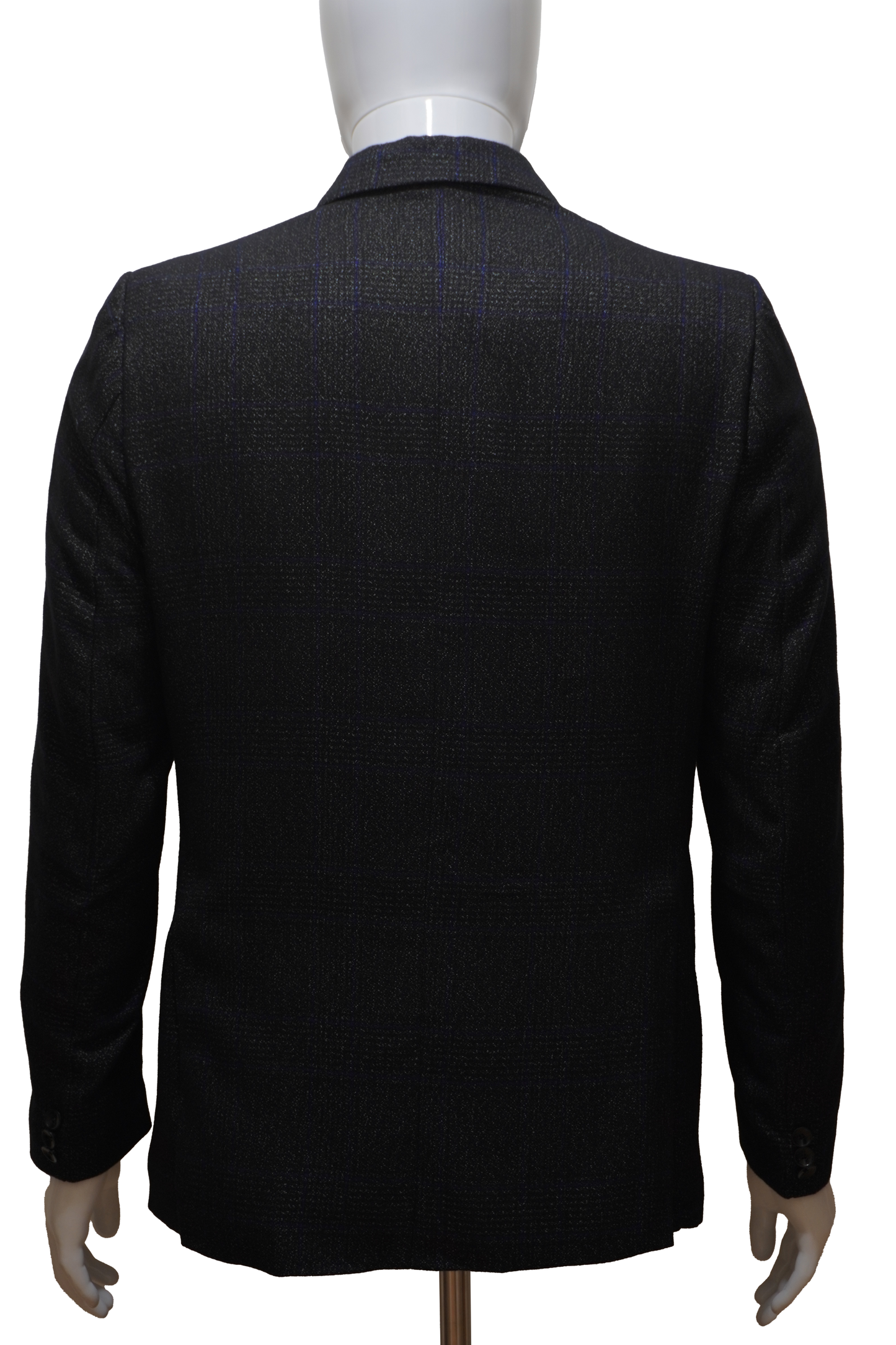 Mens 3 Piece Black Tweed Suit