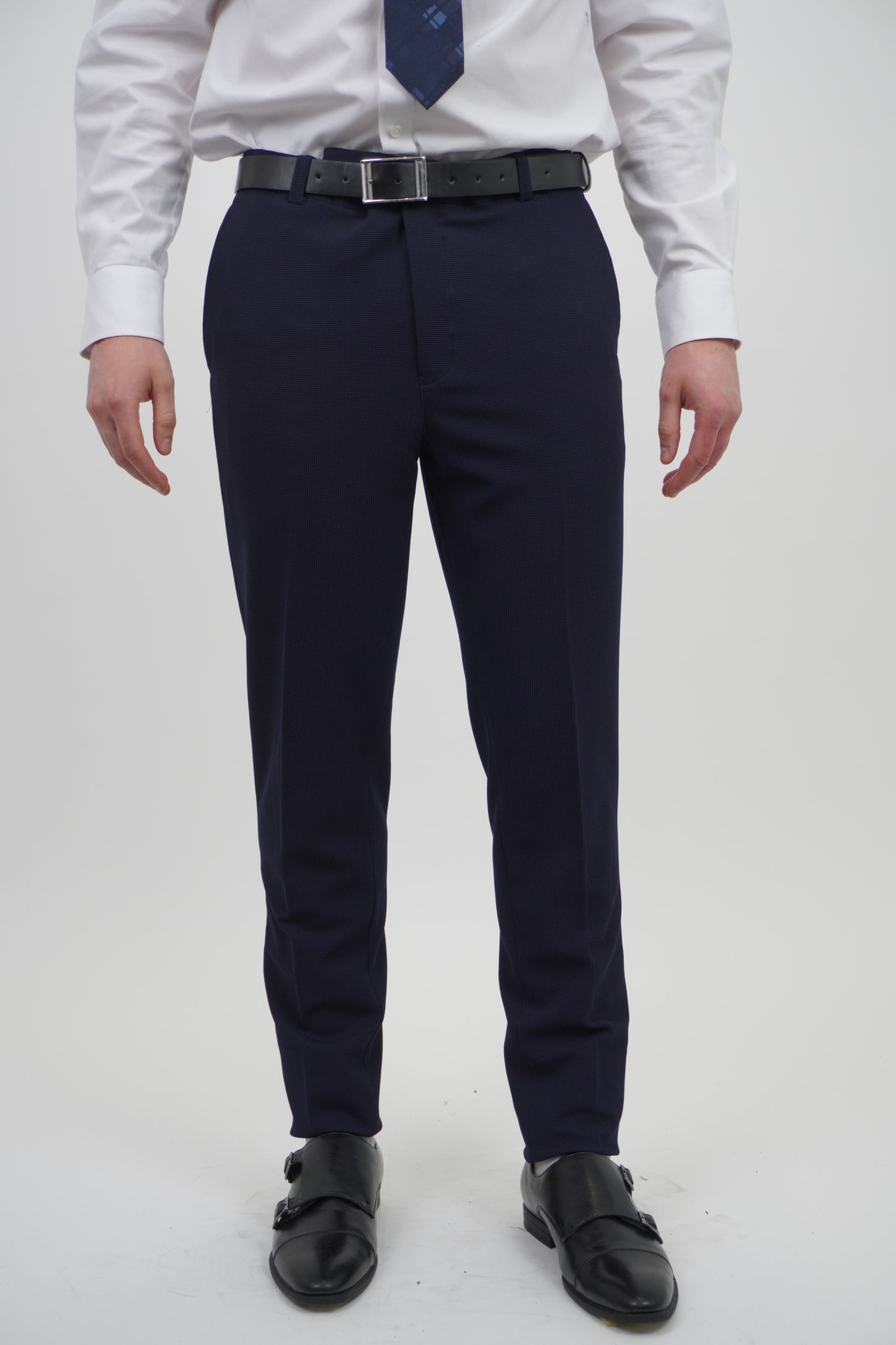 Ashton Mens 3 Piece Navy Blue Suit