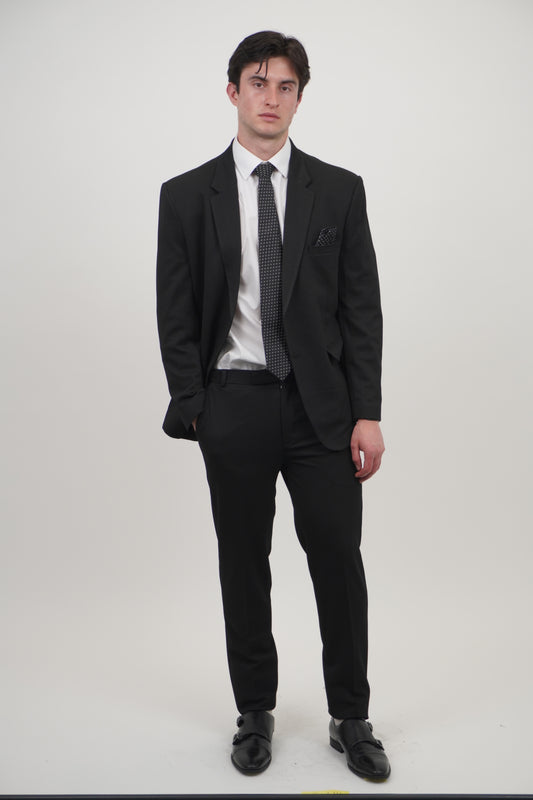 Ashton Men's 2 Piece Black Suit