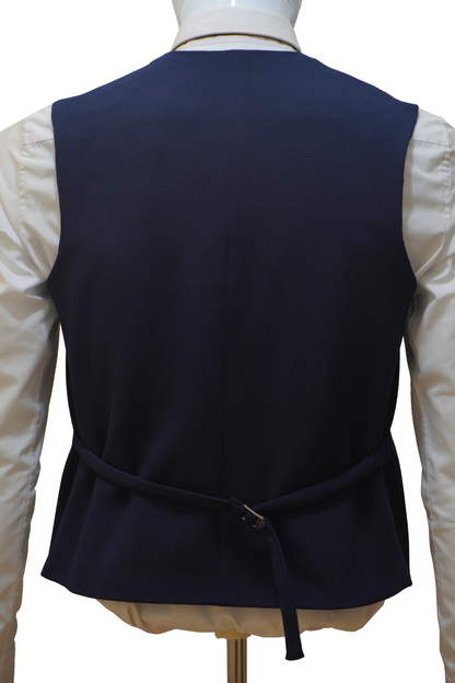 Mens 3 Piece Navy Blue Suit