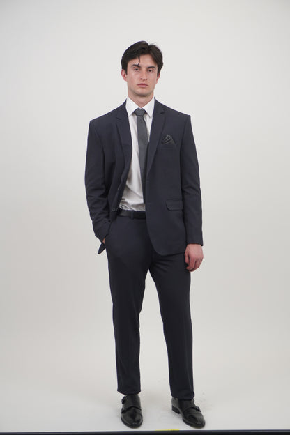 Ashton Men's 2 Piece Dark Grey Suit